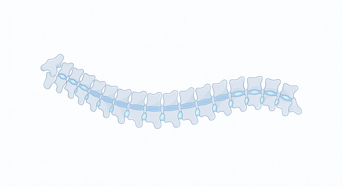 Simplified illustration of the cervical spine and nerve openings
