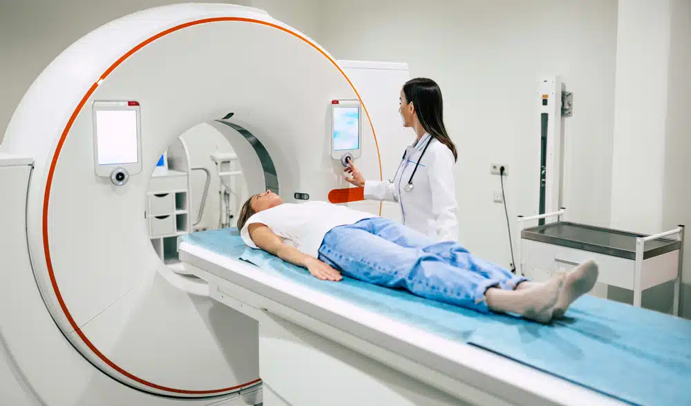 CT scan machine